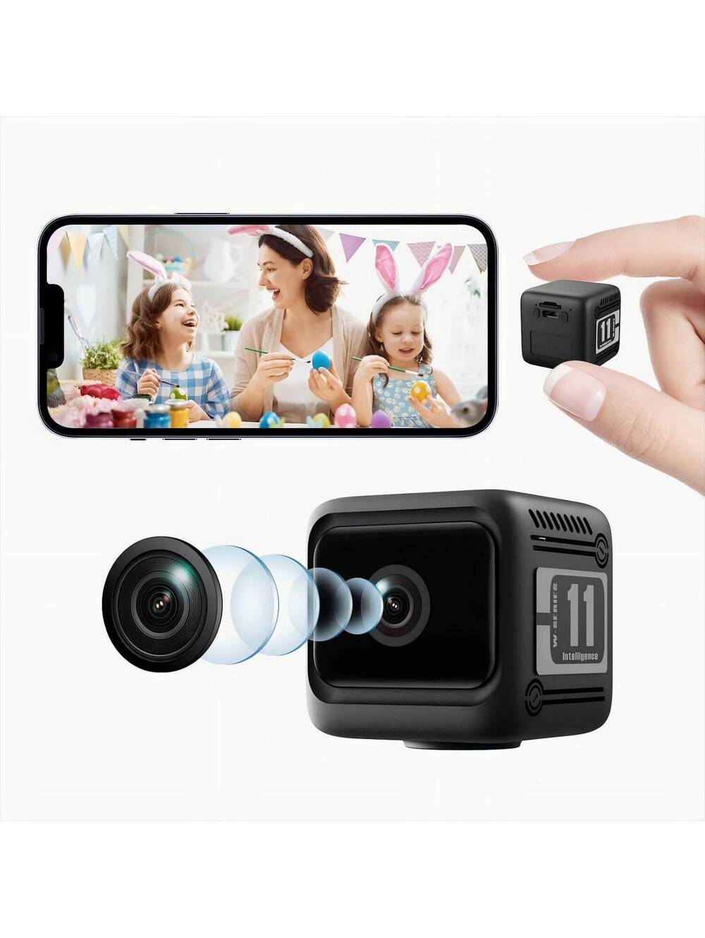 GAOQIYAO Upgraded Indoor Camera Home WiFi Camera  Wireless | Cameras for Indoor